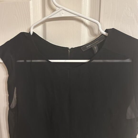 BCBG MaxAzria Seline Blouse NWOT Size  Small Black - Picture 2 of 8